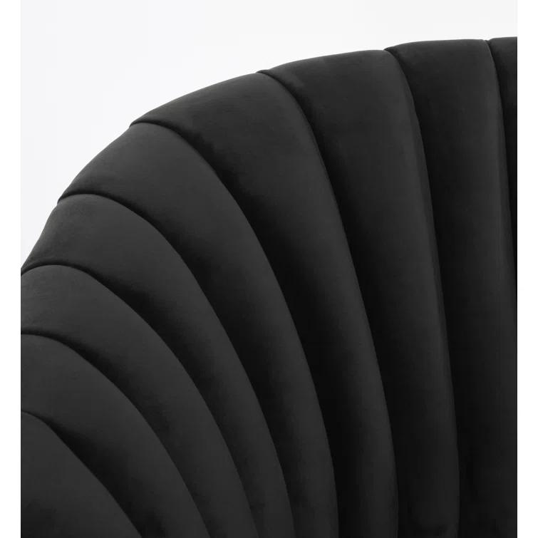 Upholstered Swivel Barrel Chair