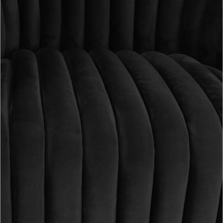 Upholstered Swivel Barrel Chair