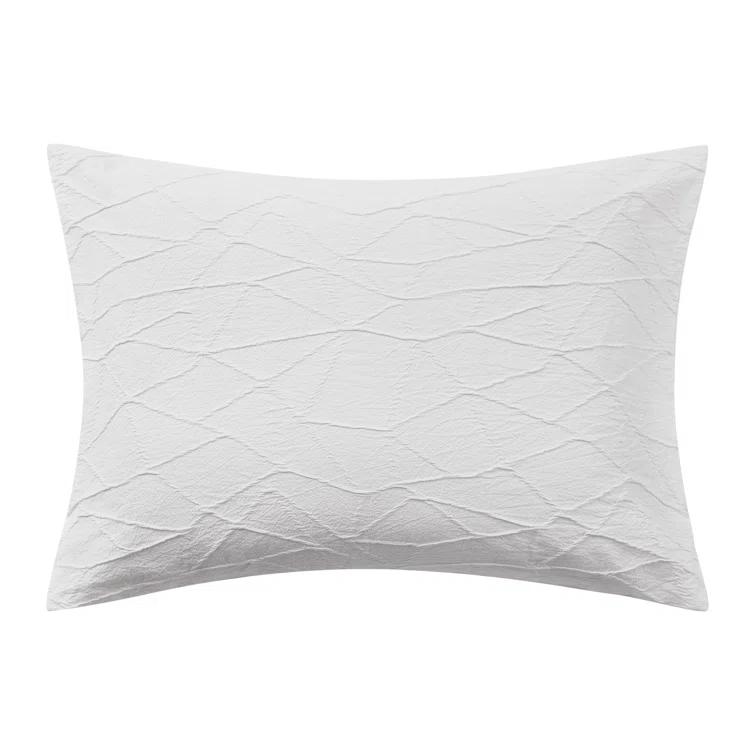 Vera Wang Vera Wang Abstract Crinkle White Comforter Set