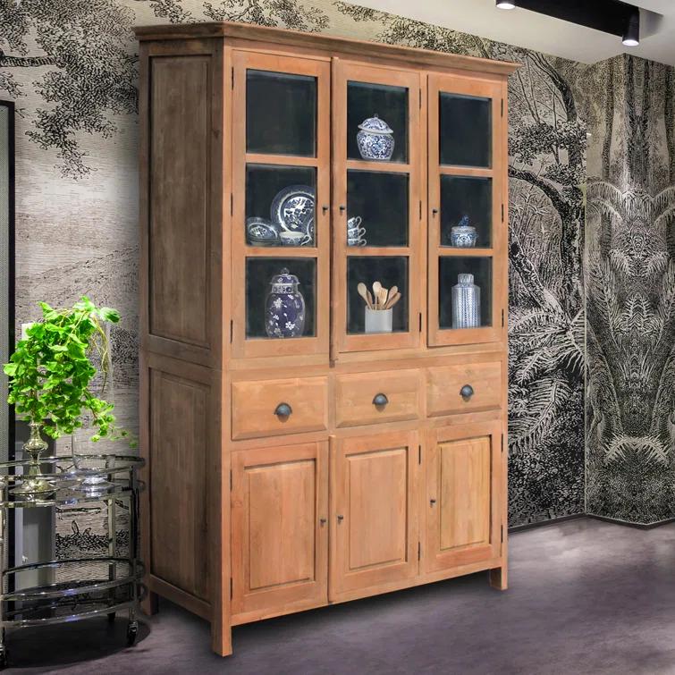Solid Wood China Cabinet
