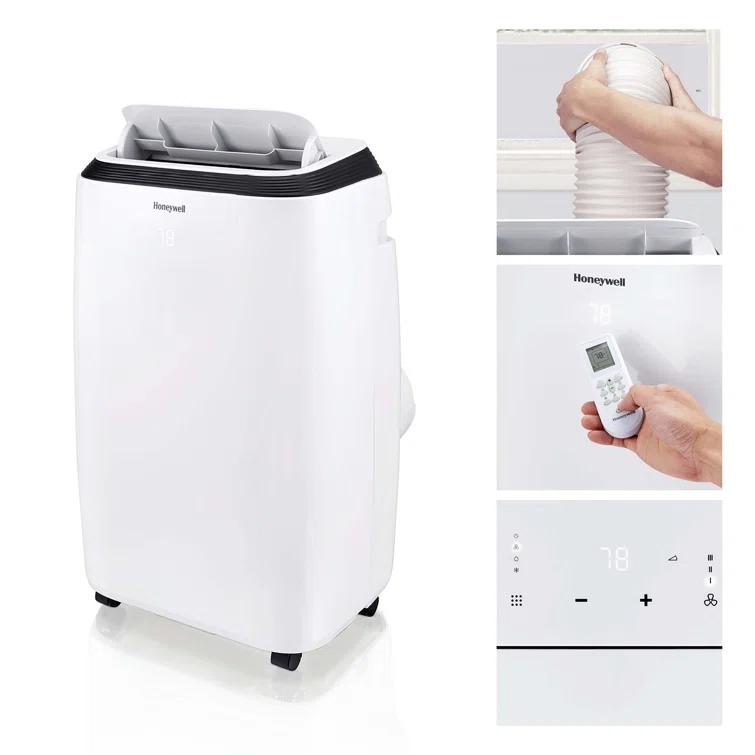 Honeywell 8,000 BTU DOE Portable Air Conditioner, 115V, for up to 500 Sq. Ft. in White