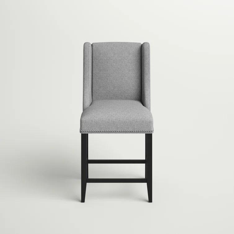Modway Baron Upholstered Fabric Bar Stool