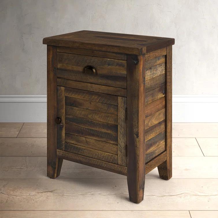 Jofran Artisan's Craft Accent Table Dakota Oak, 20" W X 13" D X 25" H, Finish, (Set of 1)