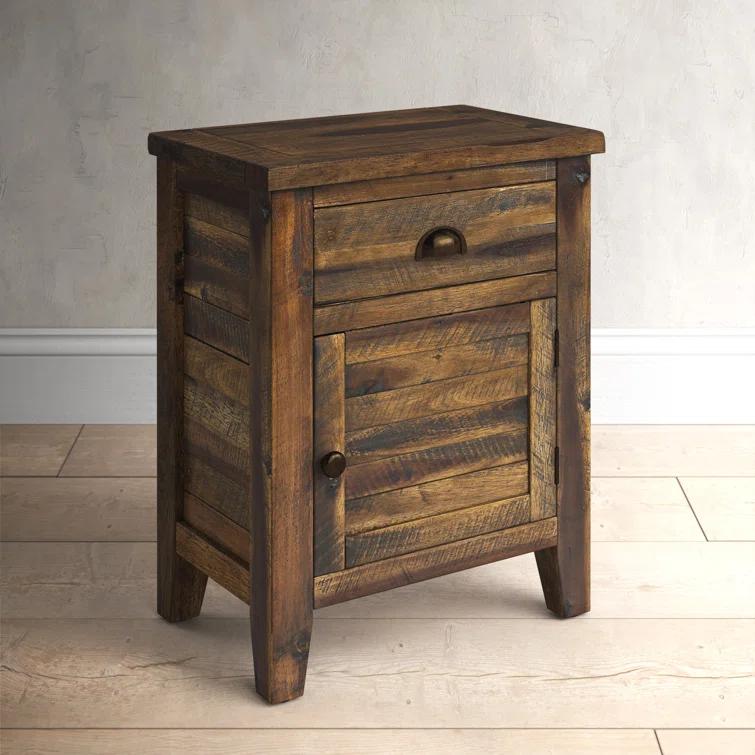 Jofran Artisan's Craft Accent Table Dakota Oak, 20" W X 13" D X 25" H, Finish, (Set of 1)