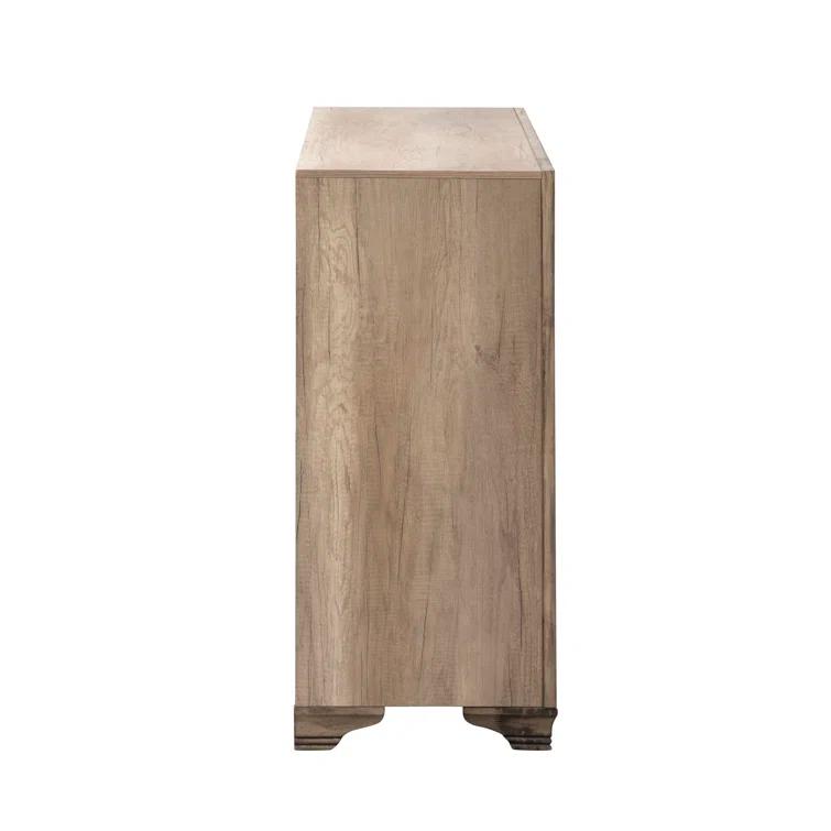 Eleora Upholstered Bed, Dresser & Mirror, Night Stand