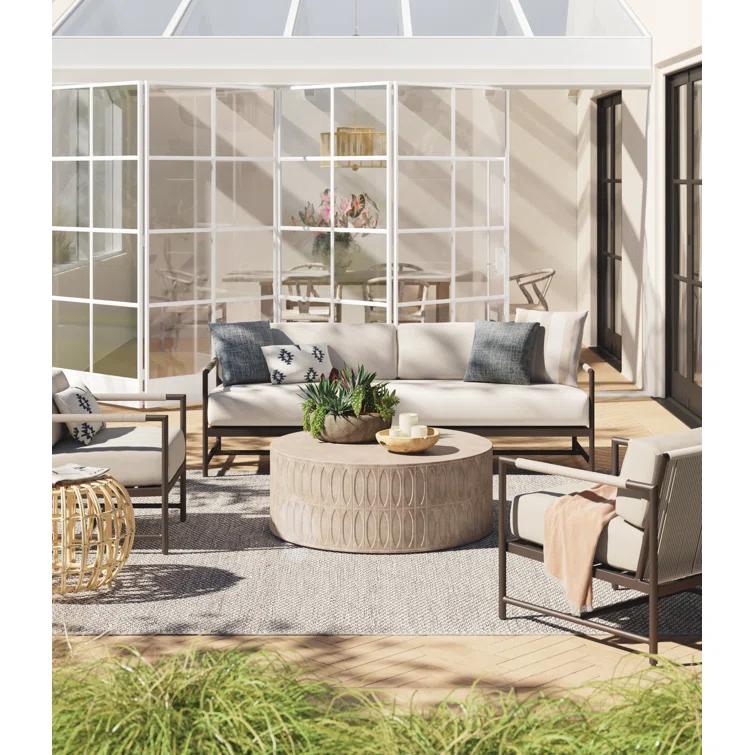Mal Indoor / Outdoor Round Coffee Table