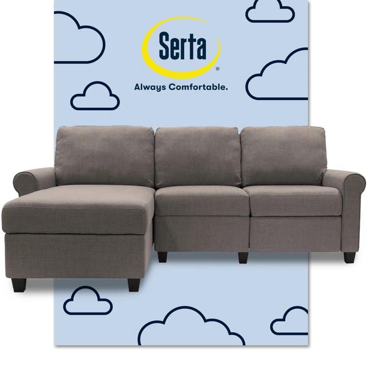 Serta Palisades Reclining Sectional Sofa with Storage Chaise
