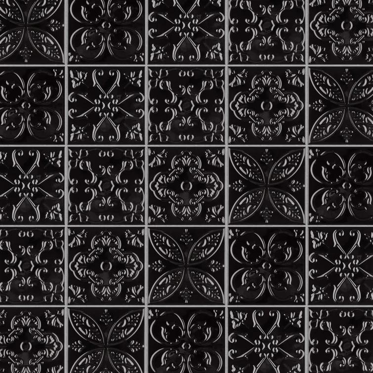 Merola Tile Trend 8" x 8" Ceramic Patterned Wall Tile