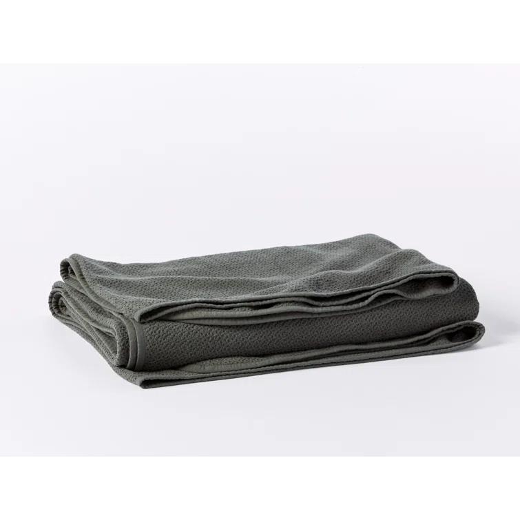 Coyuchi Honeycomb Hand Woven Throw Blanket