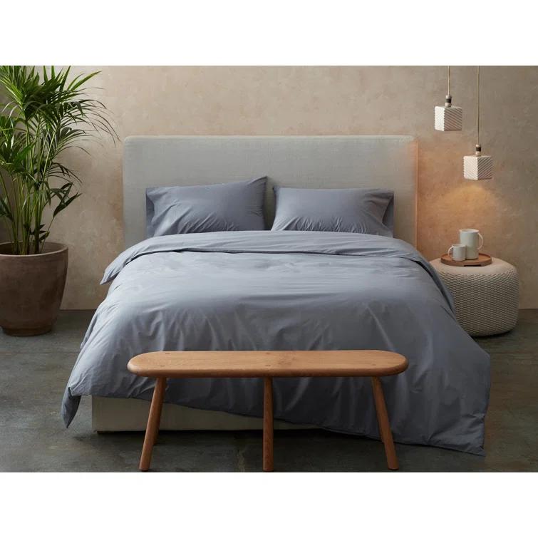 Refined Organic Percale Duvet Cover