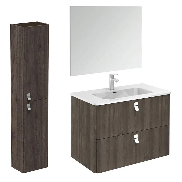 WS Bath Collections Concert 31.9'' Single Bathroom Vanity with Ceramic Top