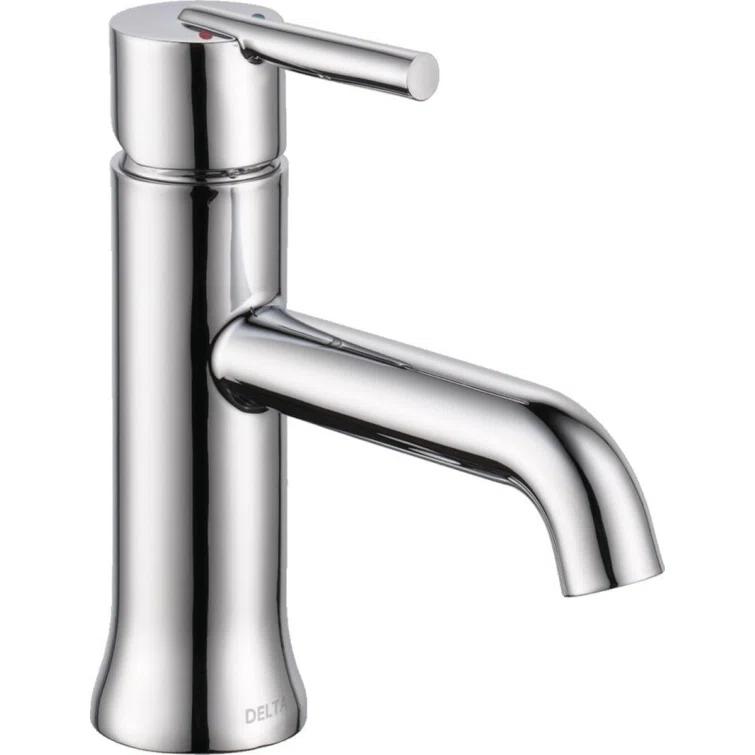 Trinsic Single Hole Bathroom Faucet with Drain Assembly, Single Handle Bathroom Sink Faucet