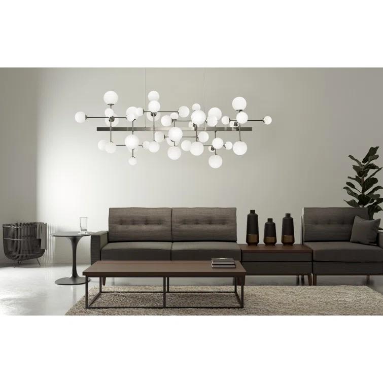 Nebula 11 - Light Dimmable LED Kitchen Island Linear Chandelier