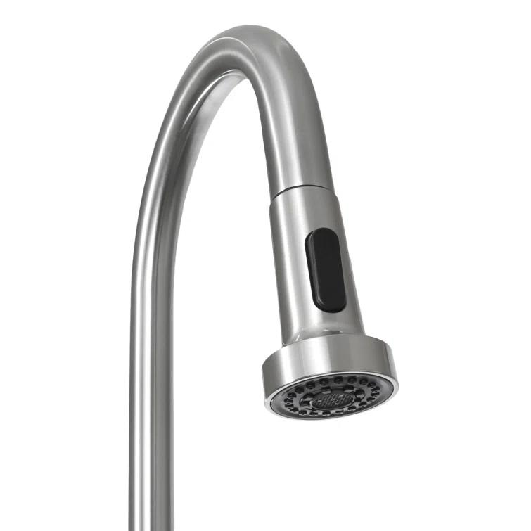 All-In-One 24.1" L x 21.3" W Free Standing Laundry Sink with Faucet