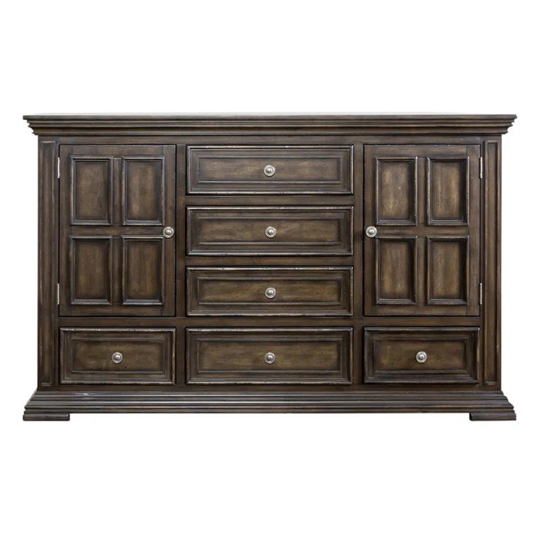 Temple Cloud Panel Bed, Dresser & Mirror, Chest, Night Stand