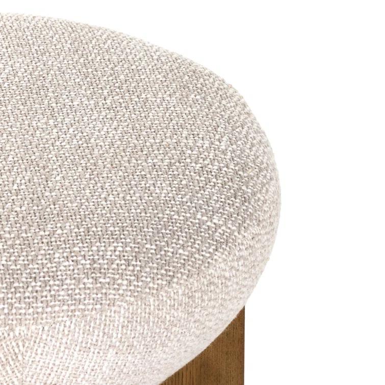 Yurewn Round Ottoman - Natural