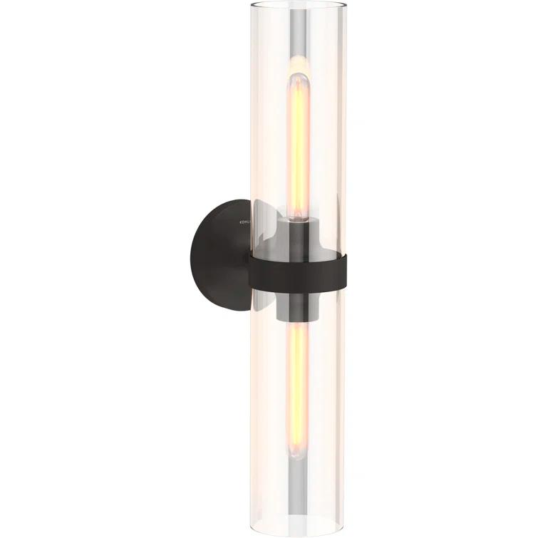 Purist™ 2 Light Indoor Bathroom Vanity Light Fixture, UL Listed