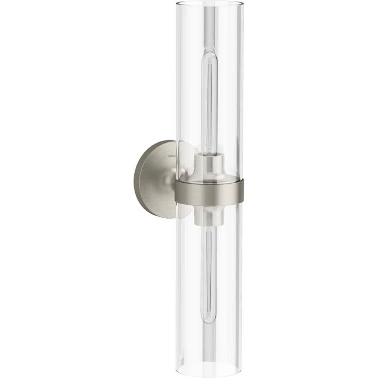 Purist™ 2 Light Indoor Bathroom Vanity Light Fixture, UL Listed