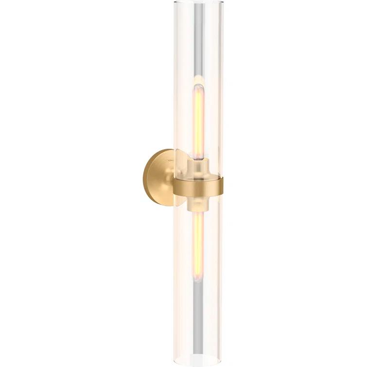 Purist™ 2 Light Indoor Bathroom Vanity Light Fixture, UL Listed