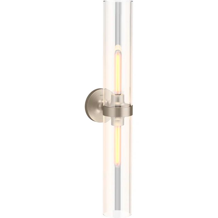 Purist™ 2 Light Indoor Bathroom Vanity Light Fixture, UL Listed