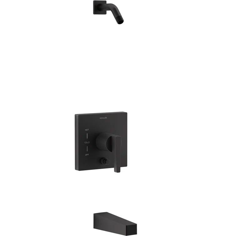 Honesty Rite-Temp Bath and Shower Trim with 1.75 Gpm Showerhead and Lever Handle