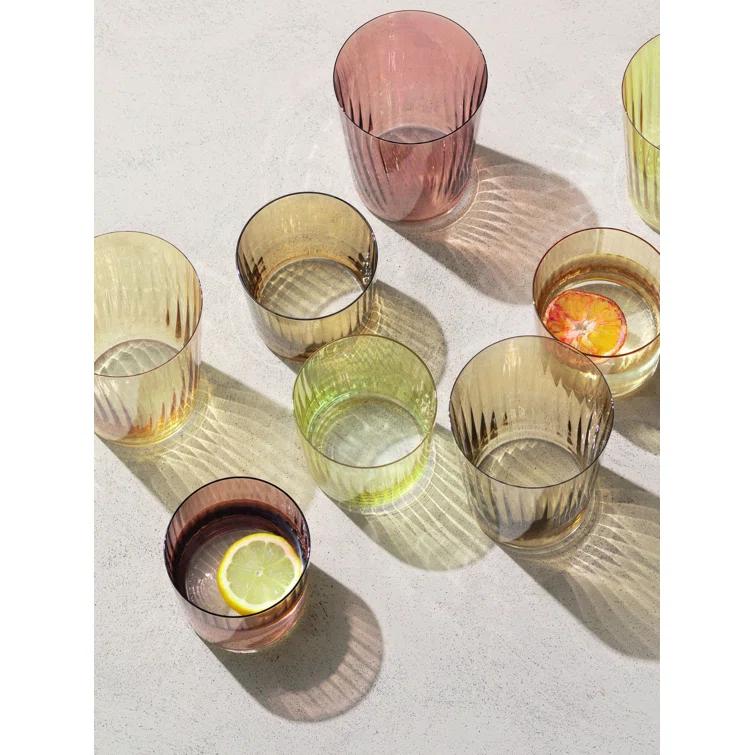 LSA International Gems Coloured Tumblers, 10.5 fl oz, Amber