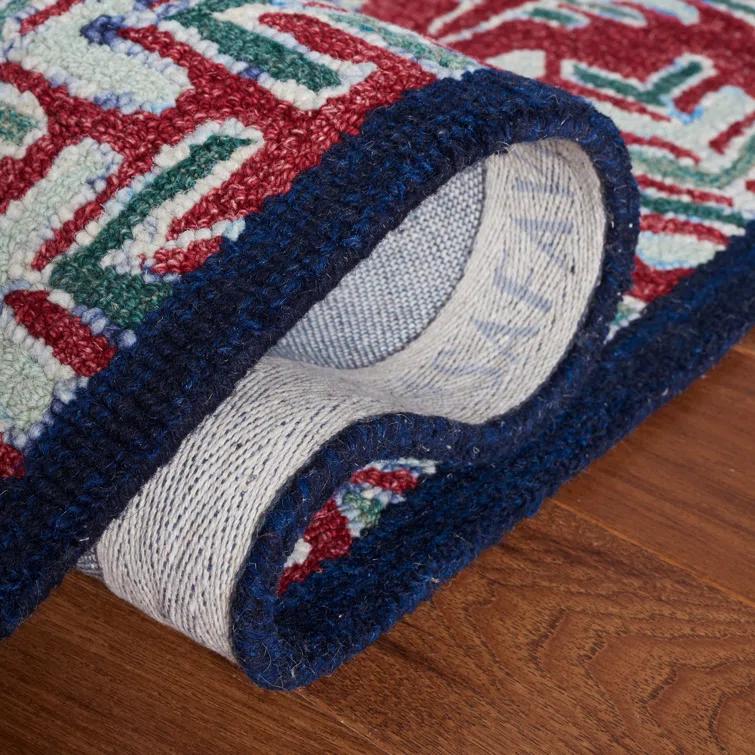 Chaitra Hand Tufted Wool Floral Rug