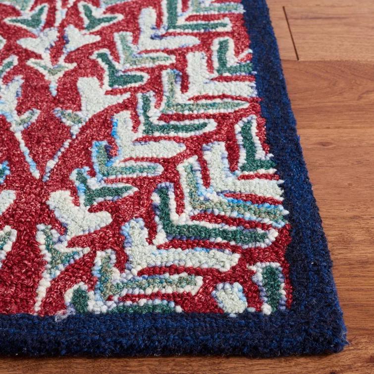 Chaitra Hand Tufted Wool Floral Rug