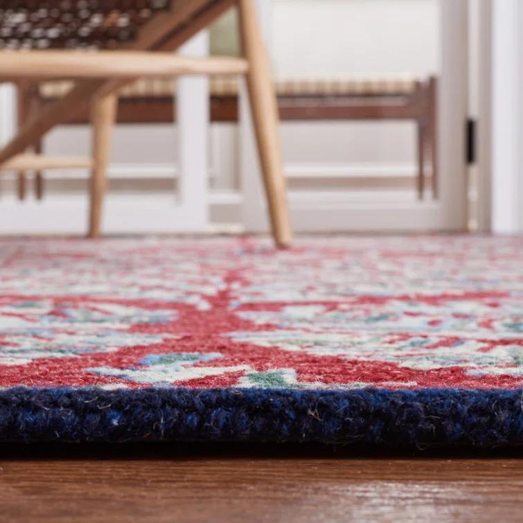 Chaitra Hand Tufted Wool Floral Rug