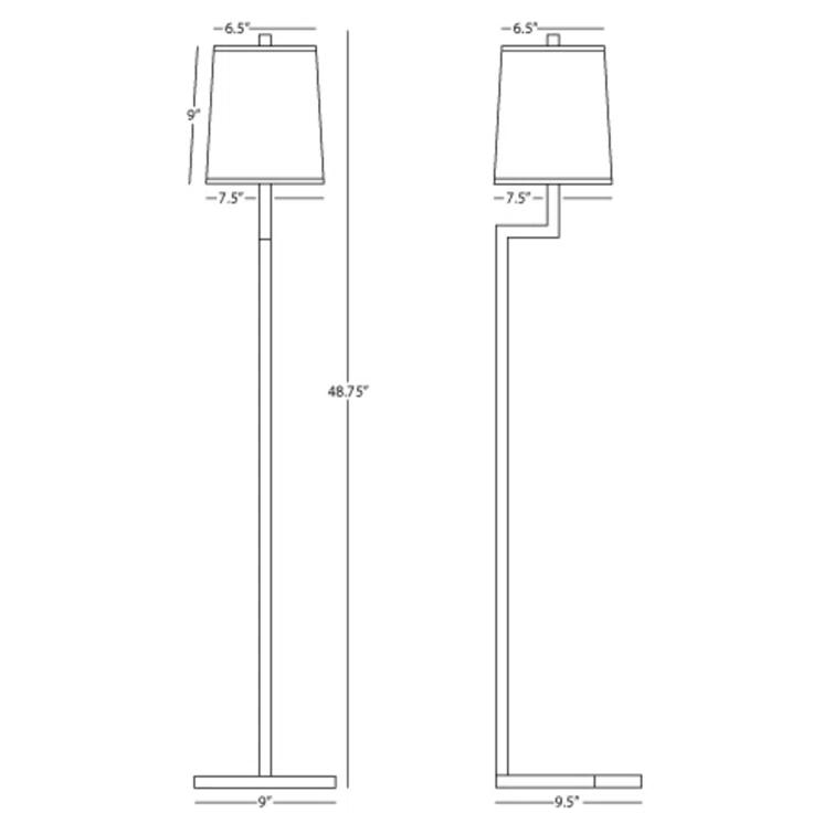 Robert Abbey Doughnut 48.75'' Novelty Floor Lamp