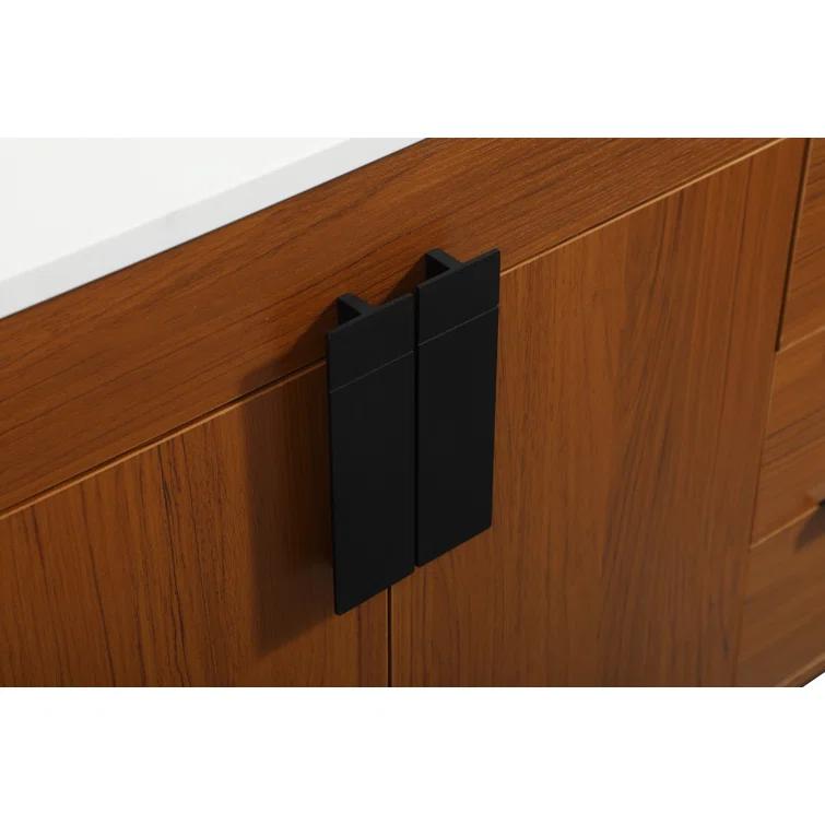 Eugene 48'' Single Bathroom Vanity with Engineered Marble Top