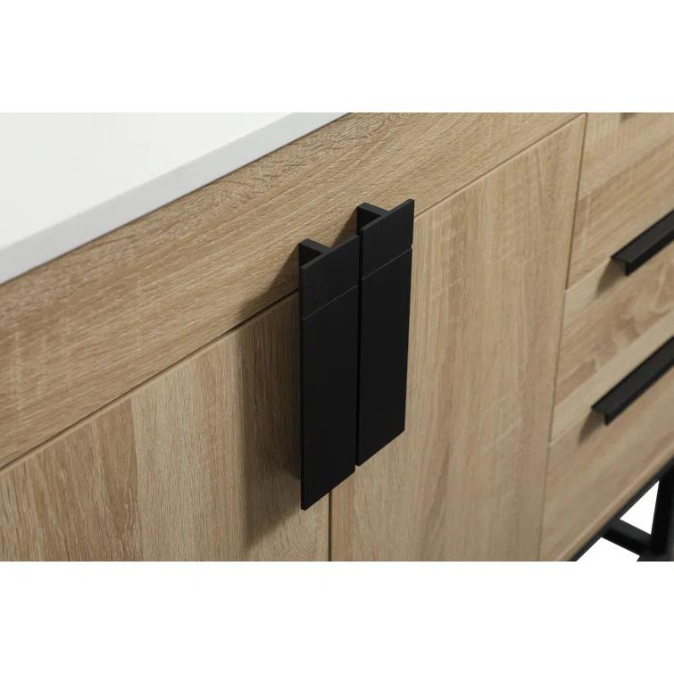 Corley 48'' Single Bathroom Vanity with Engineered Marble Top