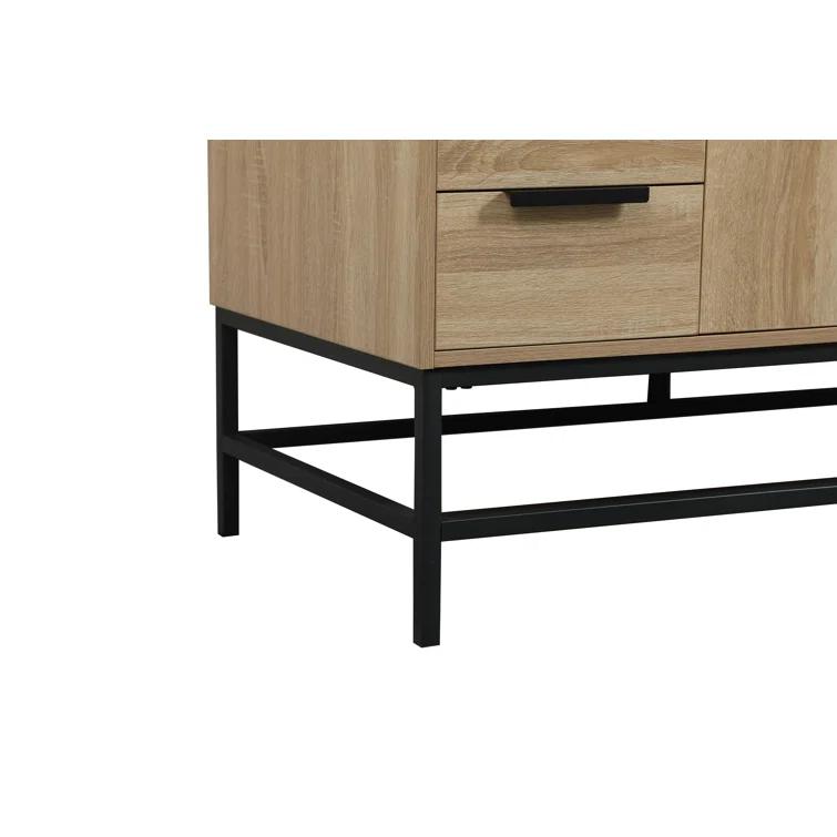 Corley 48'' Single Bathroom Vanity with Engineered Marble Top