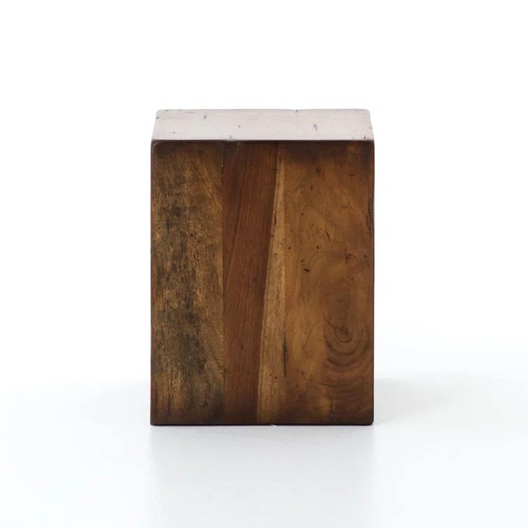 Parkview Square Reclaimed Wood End Table (14")