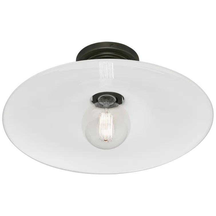 Robert Abbey Lighting Rico Espinet Arial - Light Flush Mount in  Deep Patina Bronze