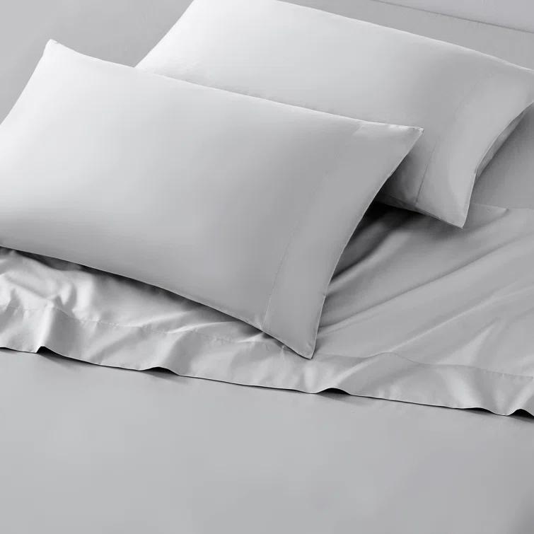 Vera Wang Puckered Texture Vera Wang T800 Sateen Solid CVC Sheet Set