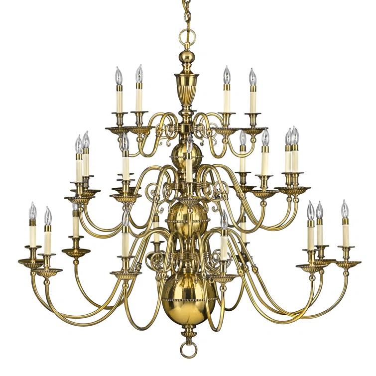 Hinkley Cambridge 25-Light Candle Style Tiered Chandelier