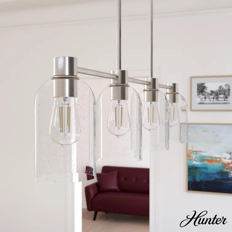 Hunter Fan Lochemeade 4 Light Linear Cylinder Pendant