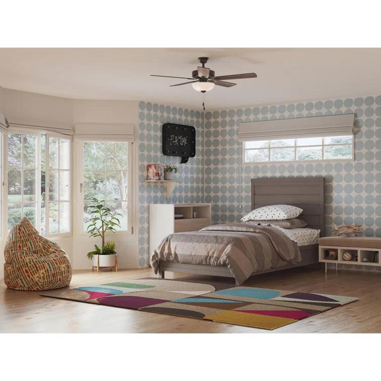 Airpro 52 In. 5-Blade AC Motor Transitional Ceiling Fan With Light