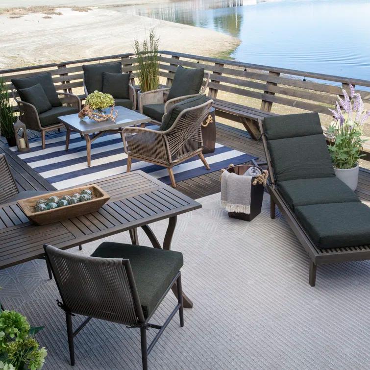 Arden Selections Oceantex Outdoor Adirondack Chair 2.5" Cushion