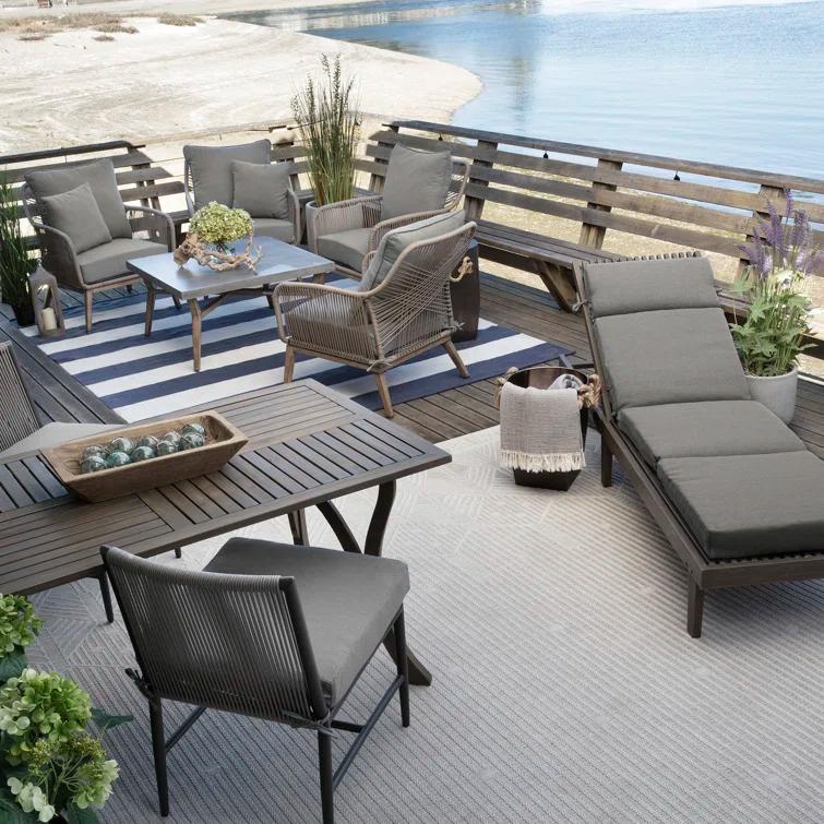 Arden Selections Oceantex Outdoor Adirondack Chair 2.5" Cushion