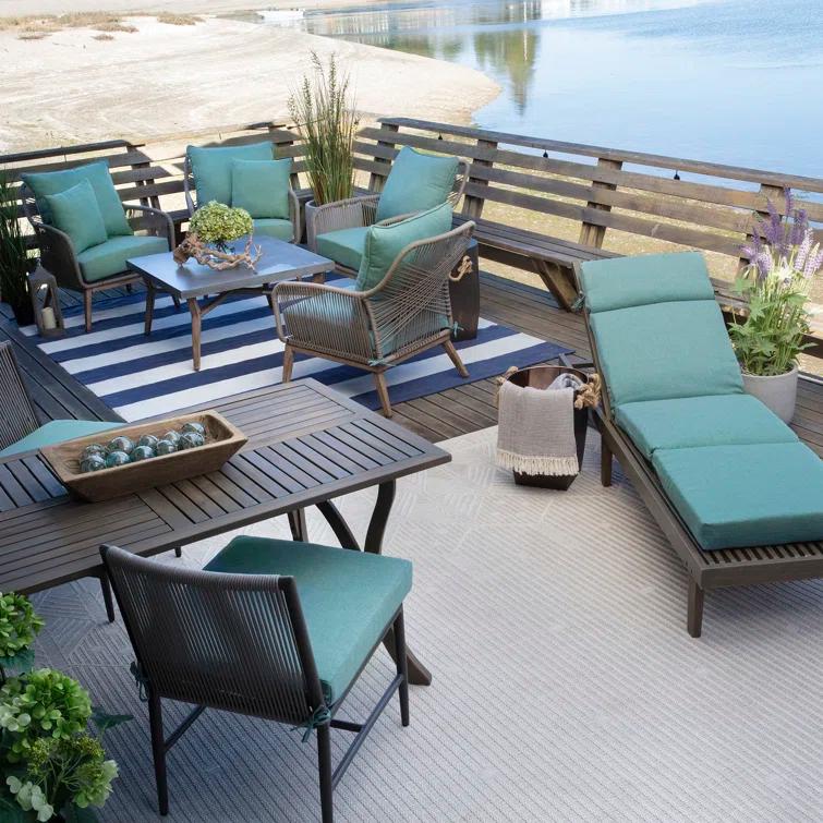 Arden Selections Oceantex Outdoor Adirondack Chair 2.5" Cushion