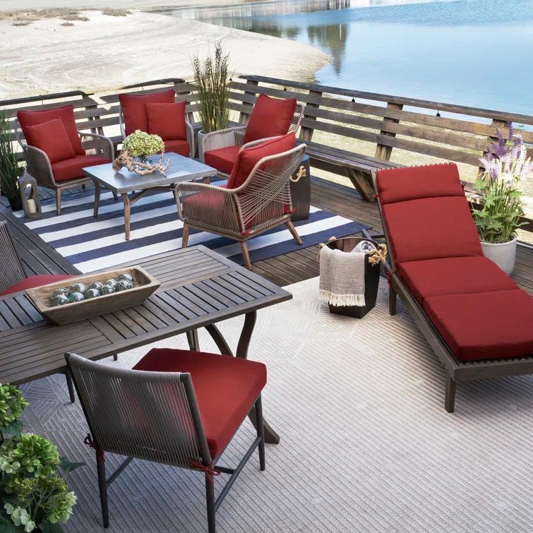Arden Selections Oceantex Outdoor Adirondack Chair 2.5" Cushion