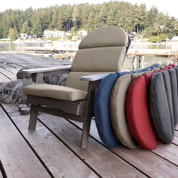 Arden Selections Oceantex Outdoor Adirondack Chair 2.5" Cushion