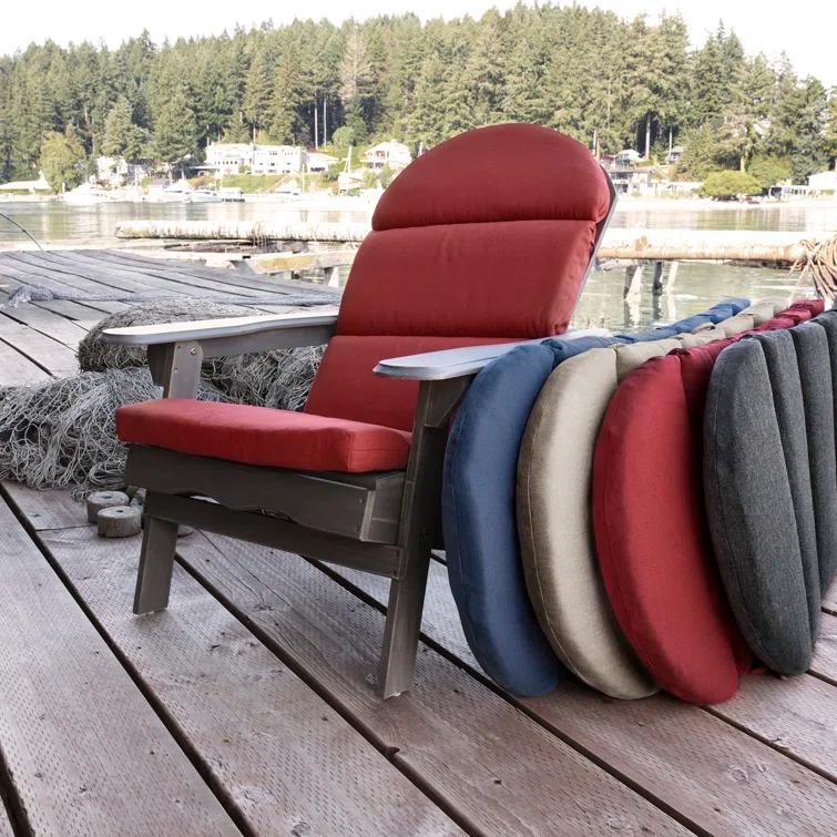 Arden Selections Oceantex Outdoor Adirondack Chair 2.5" Cushion