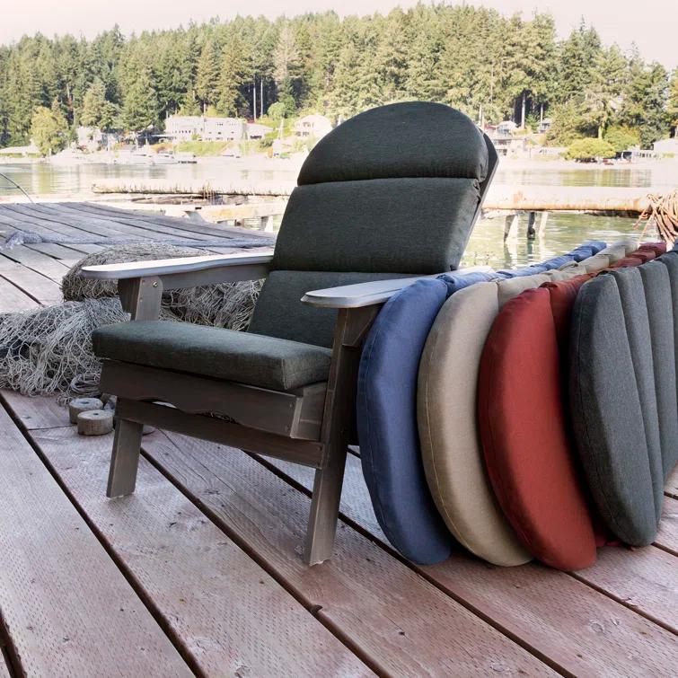 Arden Selections Oceantex Outdoor Adirondack Chair 2.5" Cushion