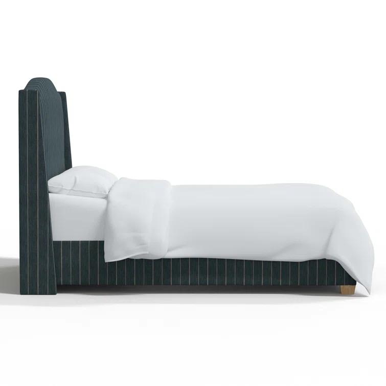 Hagerman Upholstered Wingback Bed