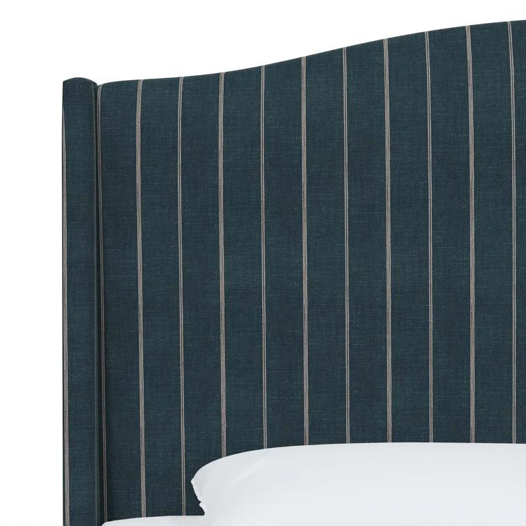 Hagerman Upholstered Wingback Bed