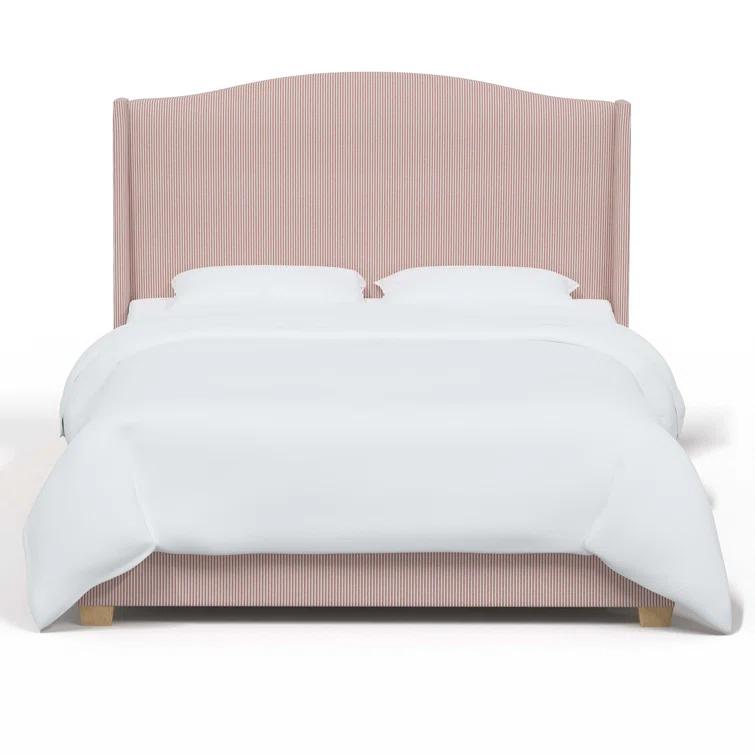 Hagerman Upholstered Wingback Bed