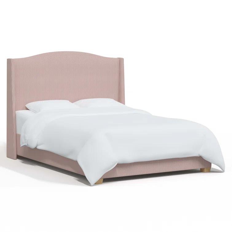 Hagerman Upholstered Wingback Bed